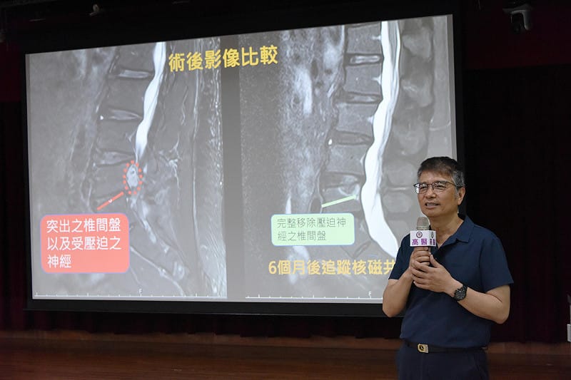 吳先生分享「自由活動」的喜悅。&nbsp;&nbsp;&nbsp;圖：高醫/提供