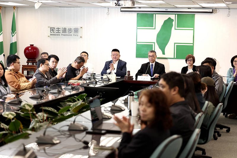  民進黨舉辦中央黨部黨工性騷擾防治教育訓練。 圖：民進黨提供 