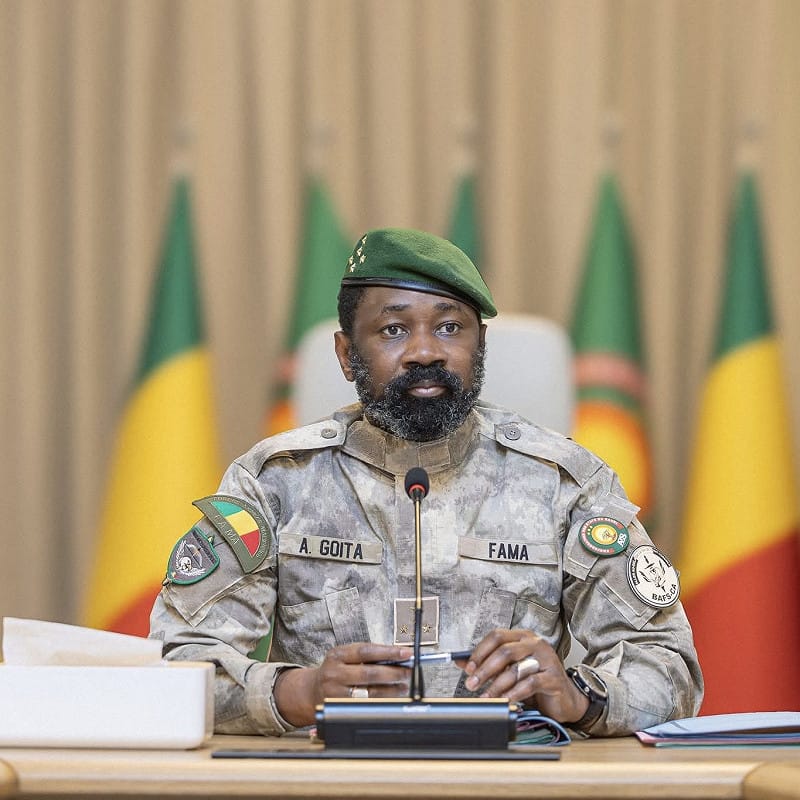 馬利總統戈伊塔針對卡馬拉遇襲事件尚未發表談話。&nbsp;&nbsp;&nbsp;圖:翻攝自 X @RaissaKassire