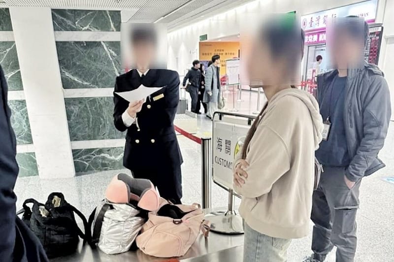 航空警察局27日表示，花蓮江姓夫婦把泰籍女傳播當成運毒「交通」，指使其將愷他命藏在吹風機內闖關，但於桃園國際機場遭識破。（航空警察局提供）中央社記者吳睿騏桃園機場傳真　115年4月27日&nbsp;&nbsp;&nbsp;