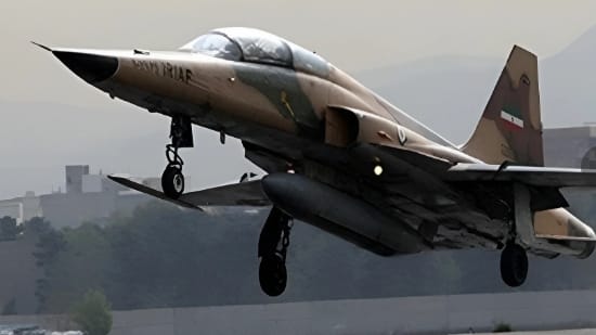 伊朗F-5戰機。&nbsp;&nbsp;&nbsp;圖 : 翻攝自騰訊網