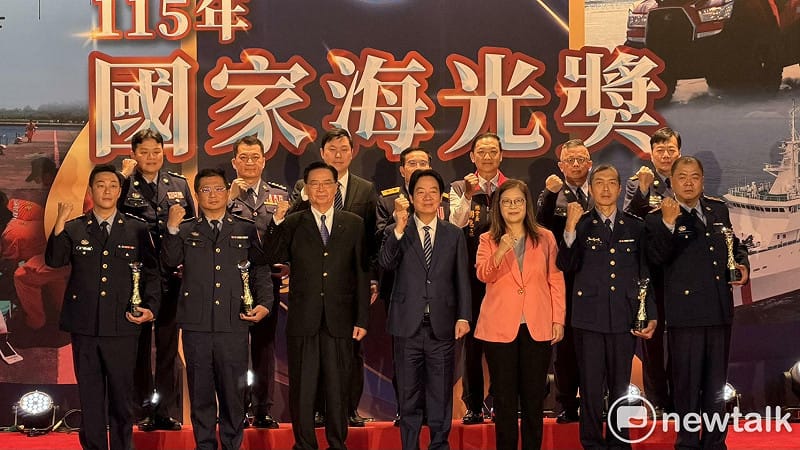  賴清德出席「115年國家海光獎頒獎典禮」。 圖：高逸帆／攝 