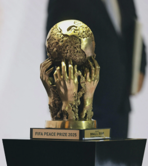 部分輿論認為該獎項帶有政治象徵意涵，更被形容為「安慰獎」，因川普曾多次公開表達對諾貝爾和平獎的期待。&nbsp;&nbsp;&nbsp;圖:翻攝自X帳號@elzr_fragile