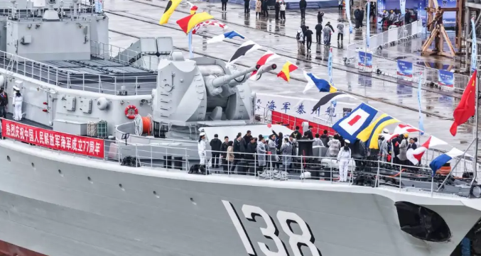 艦炮方面則保留原有 AK-130 型 130 毫米艦炮，成為少數未更動的俄製裝備之一。 圖:翻攝自零度Military