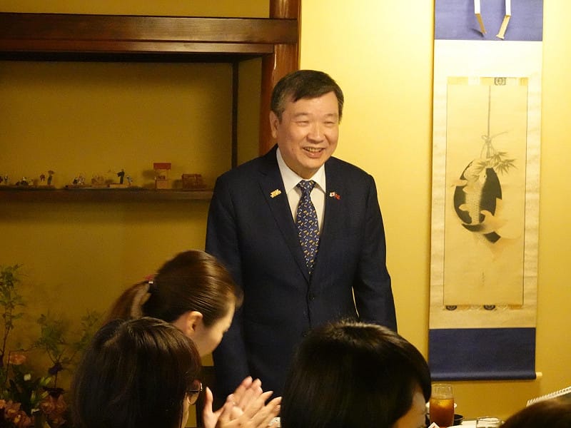 駐日代表李逸洋。&nbsp;&nbsp;&nbsp;圖：翻攝李逸洋臉書