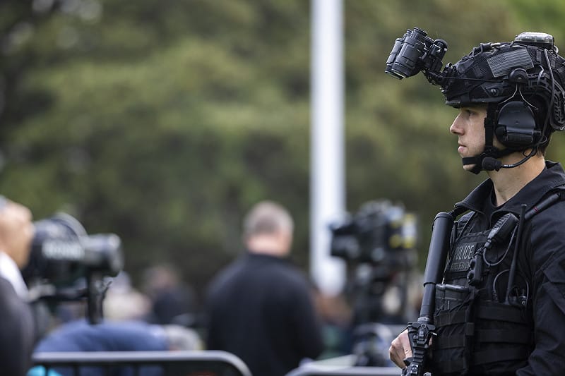 適逢英美國事訪問舉行，加上日前爆發白宮晚宴槍擊事件，美國特勤局全面提升維安規格。&nbsp;&nbsp;&nbsp;圖:翻攝自 X @SecretService