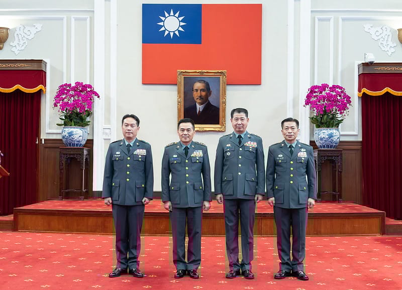  賴清德主持「中華民國115年5月份將官晉任授階典禮」。 圖：總統府提供 