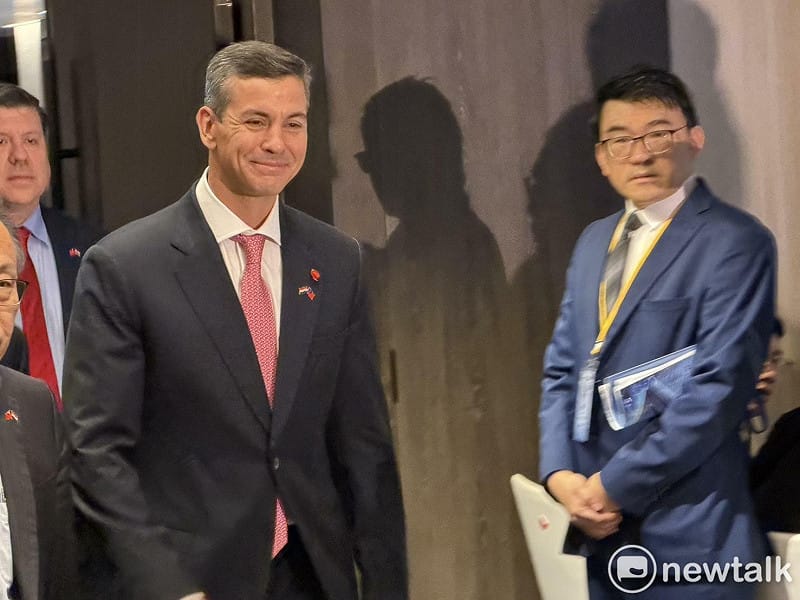 巴拉圭共和國總統貝尼亞（Santiago Peña）。 圖：高逸帆／攝 