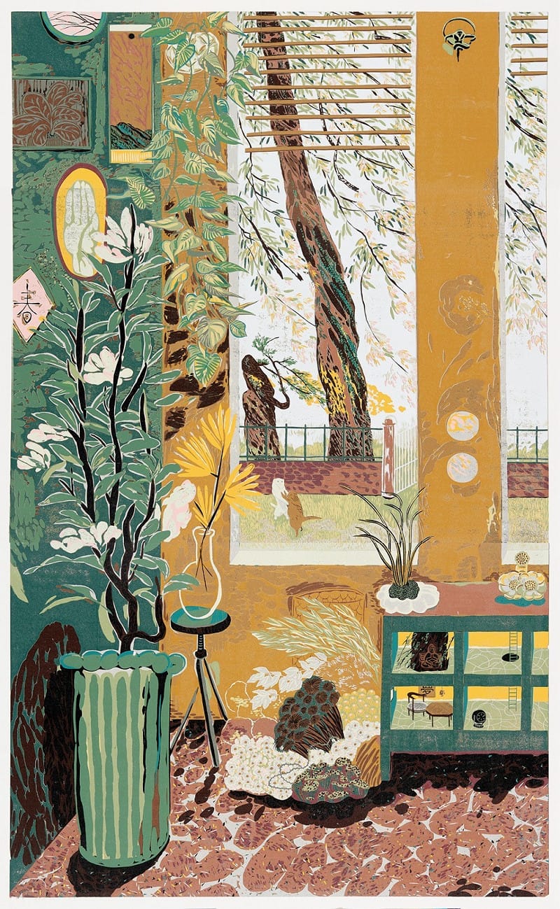 弎畫廊「待開之時再相遇─沐冉個展」，不僅展示知名藝術家沐冉的精湛木刻技法，更深度揭露藝術家對於「繪畫性」的執著與日常生活的感悟。&nbsp;&nbsp;&nbsp;圖：弎畫廊提供