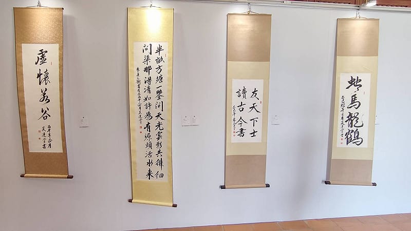 吳連賞鑽研各體書藝，呈現傳統書法的深厚功底。&nbsp;&nbsp;&nbsp;圖：孫家銘翻攝