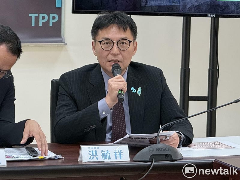 民眾黨立委洪毓祥。&nbsp;&nbsp;&nbsp;圖：周煊惠 / 攝