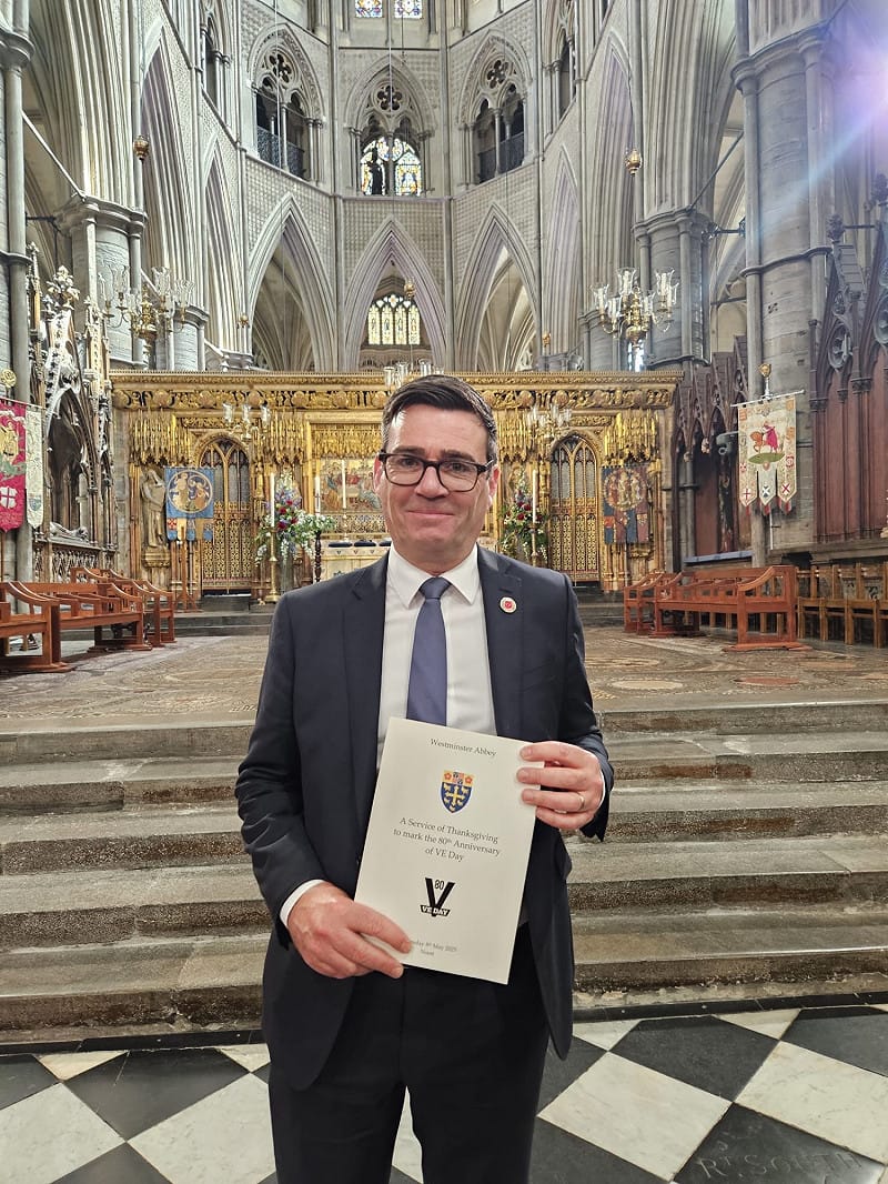 大曼徹斯特市長安迪．伯納姆（Andy Burnham）。圖：翻攝自X帳號@AndyBurnhamGM