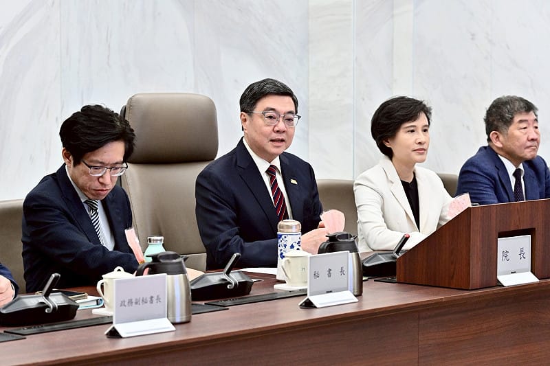行政院今（20）日召開時院會，通過行政院主計總處編具的「115年度中央政府保衛國家安全及強化不對稱戰力計畫採購特別預算案」。&nbsp;&nbsp;&nbsp;圖：行政院提供