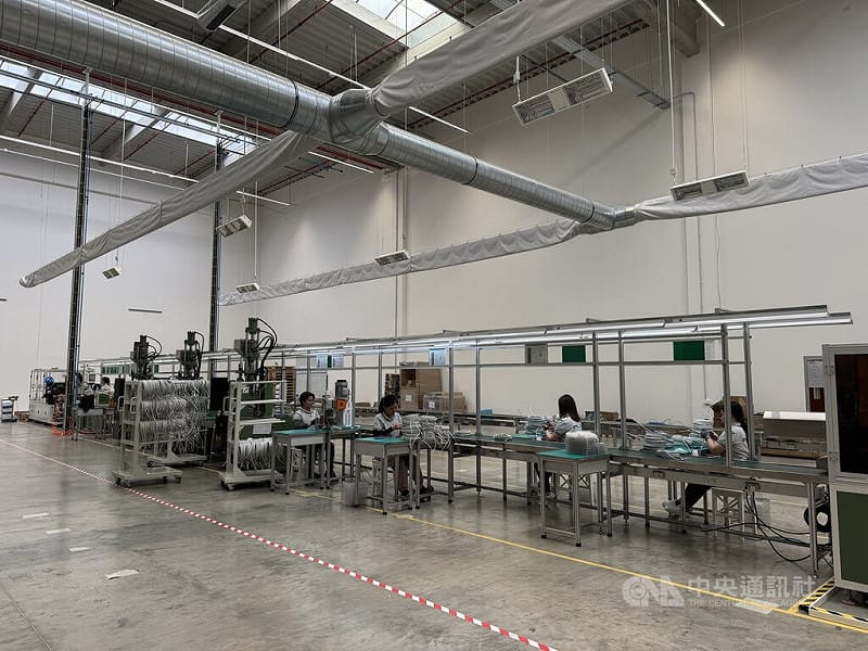 新泰工業赴捷克設立工廠，自2025年10月開始營運。&nbsp;&nbsp;&nbsp;圖：中央社