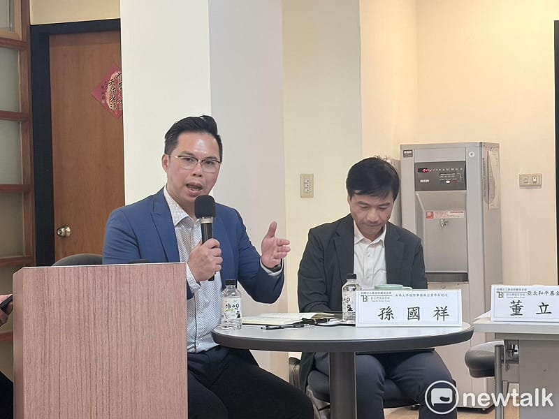  國防大學政戰學院新聞系教授傅文成。 圖：李宣萱/攝 
