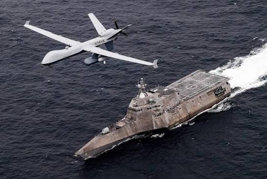 伊朗防空部隊聲稱已擊落兩架試圖定位其防空陣地的美國 MQ-9 死神無人機。 圖:翻攝自 X @MonitorX99800 