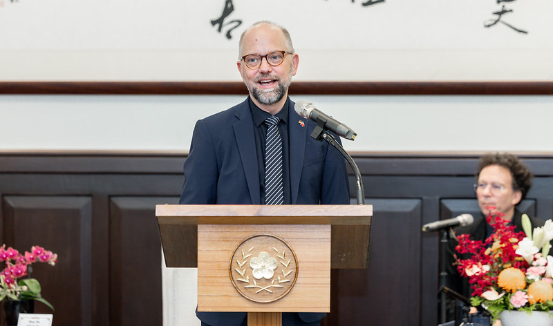 德國國會友台小組主席徐德分(Till Steffen)。 圖:總統府提供 德國國會友台小組主席徐德分(Till Steffen)。 圖:總統府提供