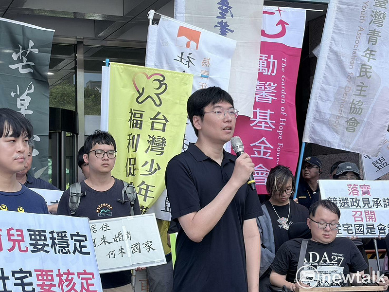 托育及就業政策催生聯盟召集人王兆慶。 圖:李宣萱/攝 托育及就業政策催生聯盟召集人王兆慶。 圖:李宣萱/攝