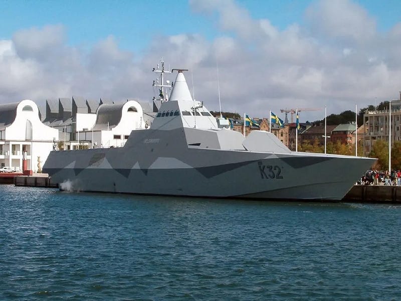 瑞典維比斯級輕型護衛艦。&nbsp;&nbsp;&nbsp;圖：翻攝自軍武次位元
