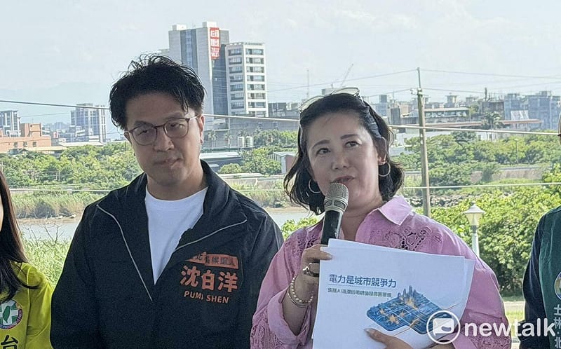 沈伯洋變電所會勘蔣萬安喊「做實事」  吳思瑤：做實事的是台電 
