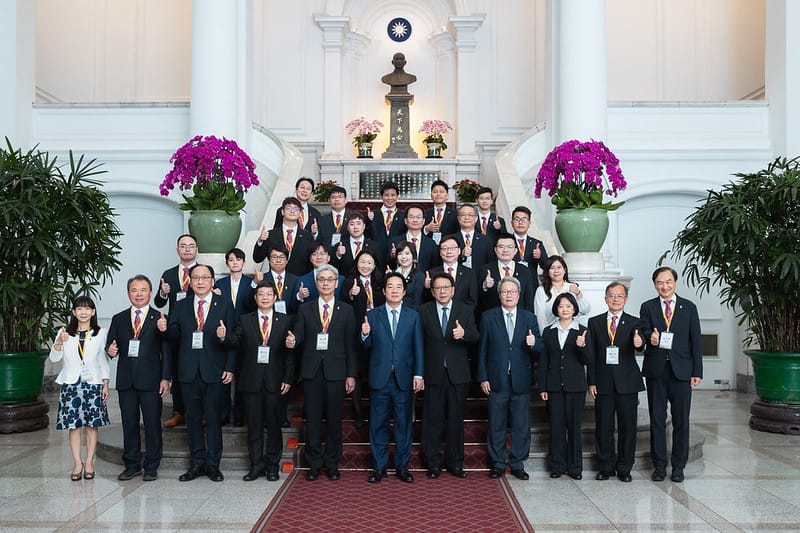  賴清德接見「社團法人中國工程師學會115年度各工程獎項得獎人」。 圖：總統府提供 