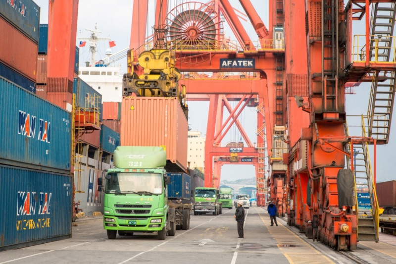 交通部航港局今(9)表示，統計今年1至9月四大國際商港之貨櫃營運量已較去年同期成長1.9%。圖為基隆港。   圖 : 航港局/提供