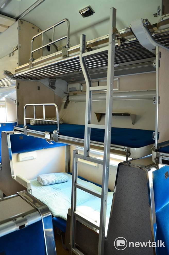 JR東日本今年退役之583系臥鋪電車的車廂內觀。   圖:文化部／提供