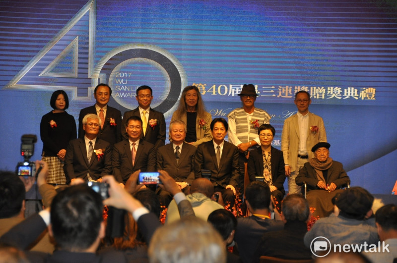 第40屆吳三連獎，今（15日）天在國賓飯店舉行了頒獎典禮。   圖：陳香蘭／攝