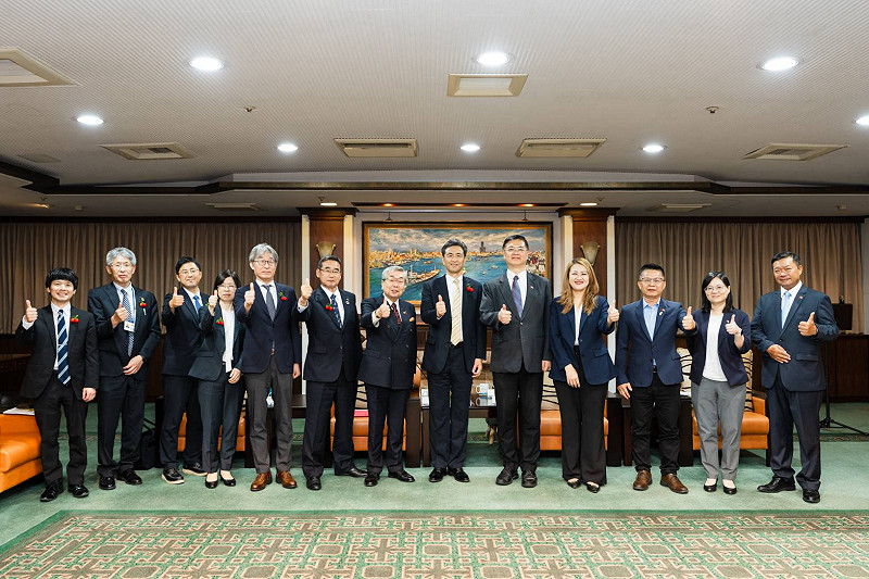 山形縣訪團首度訪問高雄市政府。&nbsp;&nbsp;&nbsp;圖：高雄市行國處/提供