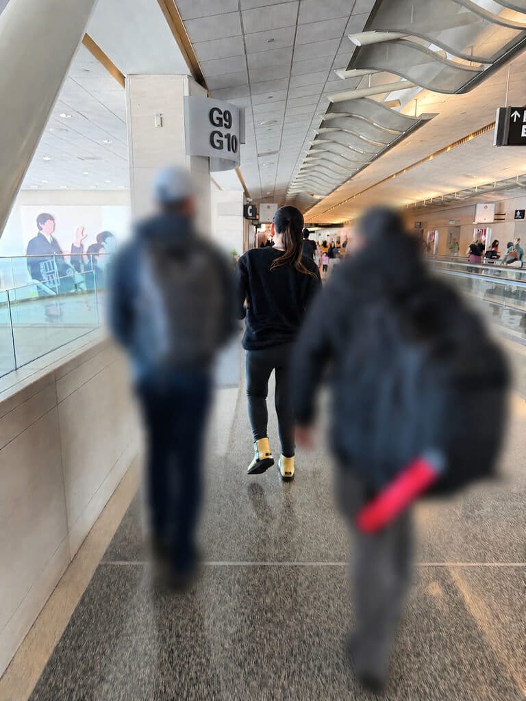 警政署刑事局4日晚間將押解通緝犯劉喬安（中）抵台、歸案，她因涉詐欺、毒品等罪，潛逃至美國藏匿多年後落網。（刑事局提供）中央社記者黃麗芸傳真　115年6月4日&nbsp;&nbsp;&nbsp;
