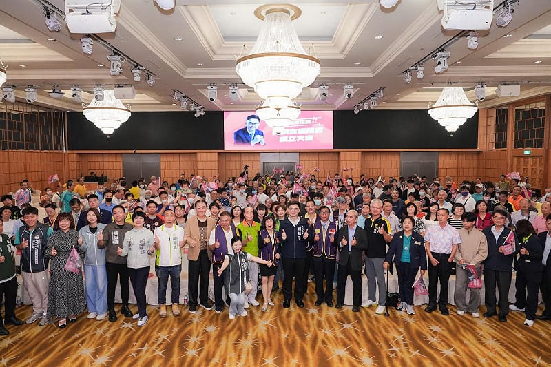 賴瑞隆國際同濟會高屏區後援總會正式啟動。&nbsp;&nbsp;&nbsp;圖：賴瑞隆服務處/提供