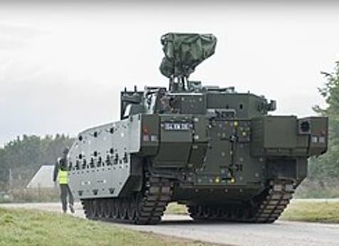 英國阿賈克斯 ( Ajax ) 戰車。 圖 翻攝自維基百科 英國阿賈克斯 ( Ajax ) 戰車。 圖 翻攝自維基百科