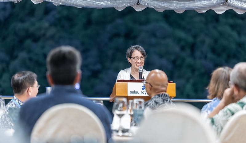 蕭美琴說,台帛將繼續共同為太平洋地區的和平、繁榮、永續與自由,做出有意義的貢獻。圖:總統府提供 蕭美琴說,台帛將繼續共同為太平洋地區的和平、繁榮、永續與自由,做出有意義的貢獻。圖:總統府提供
