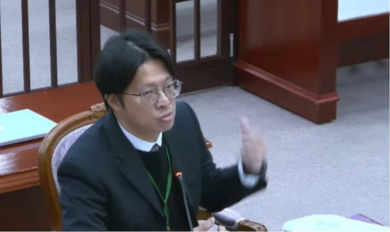 彰化地院法官陳德池連放走2毒駕，引爆社會怒火。&nbsp;&nbsp;&nbsp;圖：取自司法院直播