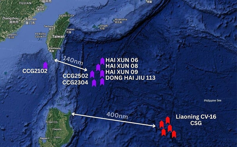 吳釗燮曝光6中國海事船艇在台東南140公里活動  這次日本沒圖、沒照片