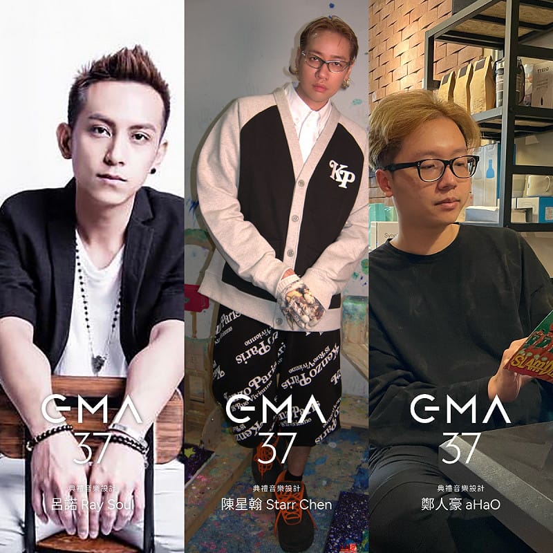 呂諾(左起)、陳星翰、鄭人豪負責本屆頒獎典禮和星光大道音樂製作。&nbsp;&nbsp;&nbsp;圖：台視／提供