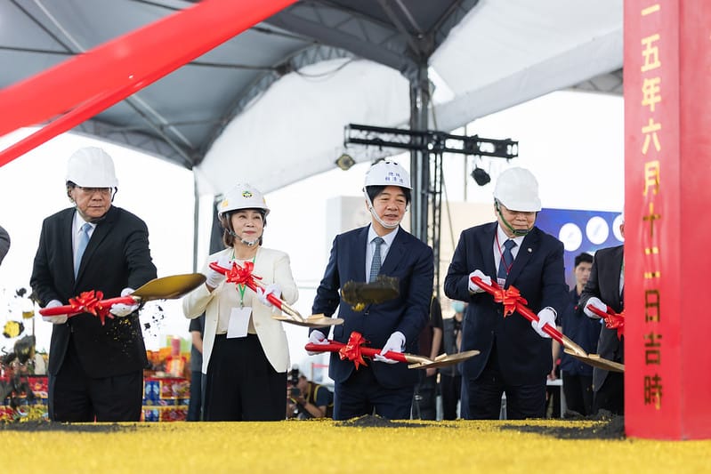 賴清德出席「屏東科學園區半導體供應鏈專區聯合動土典禮」。 圖:總統府提供 賴清德出席「屏東科學園區半導體供應鏈專區聯合動土典禮」。 圖:總統府提供