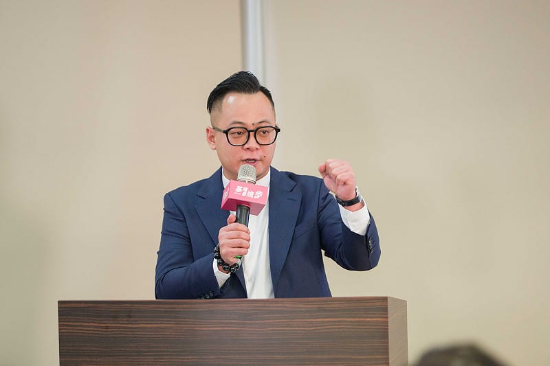 民進黨基隆市長參選人童子瑋。&nbsp;&nbsp;&nbsp;圖：民進黨/提供