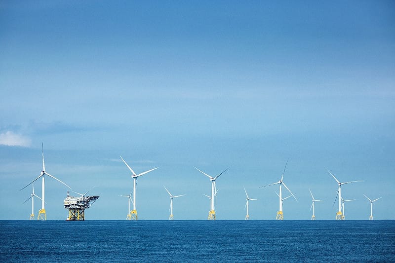 離岸風場及海上變電站。&nbsp;&nbsp;&nbsp;圖：沃旭能源／提供