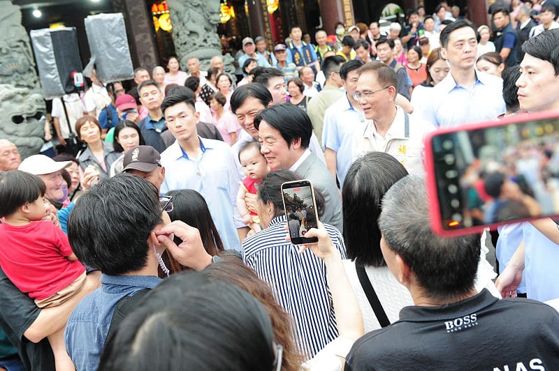  賴清德赴宜蘭力挺林國漳 圖：民進黨提供 