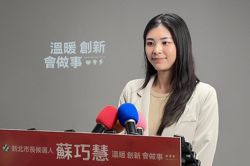 民進黨新北市長參選人蘇巧慧競選辦公室發言人吳思萱。&nbsp;&nbsp;&nbsp;圖：蘇巧慧競辦提供