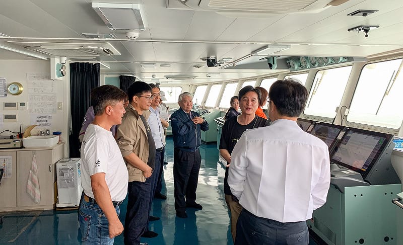  經數發部輔導電信業者改善新台馬輪通訊品質後，在馬祖離島間之航行路線，現已有穩定的行動通信訊號。 圖：數發部 提供 