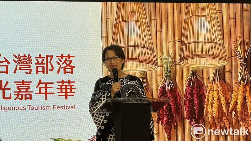  蕭美琴說，認識土地的最重要的第一步，就是要能夠深入部落。 圖：高逸帆／攝 