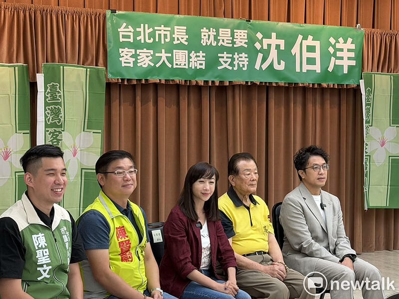 沈伯洋出席台灣客家聯盟協會座談。 圖:高逸帆/攝 沈伯洋出席台灣客家聯盟協會座談。 圖:高逸帆/攝