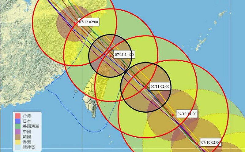 巴威颱風風雨最大時間出爐！路徑有共識了？氣象專家提醒：避免外出