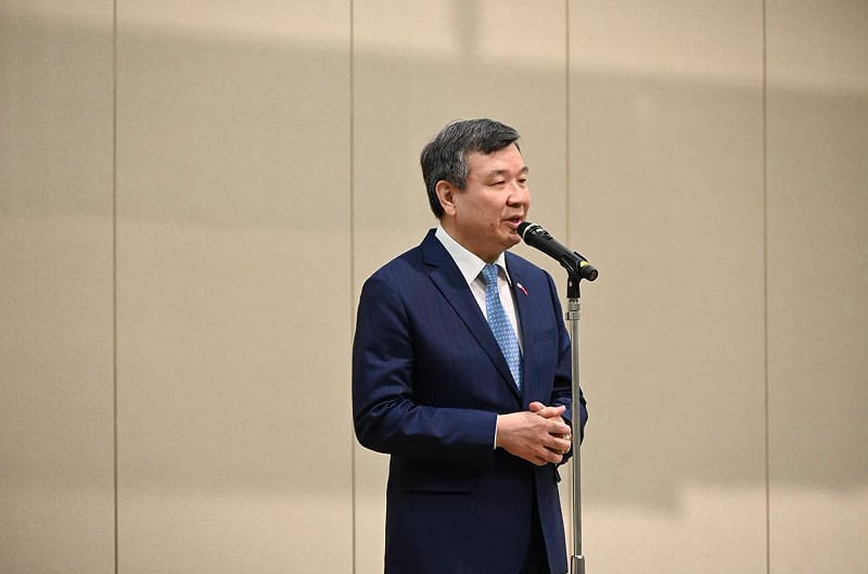  我駐日代表李逸洋在會中致詞。 李逸洋臉書 