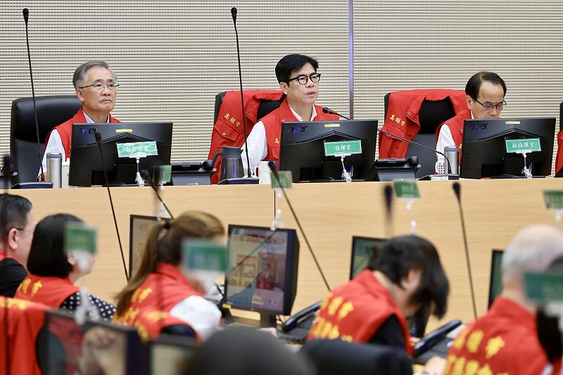 高雄市政府昨（10）晚宣布今（11）日停班停課。&nbsp;&nbsp;&nbsp;圖：高雄市政府 提供