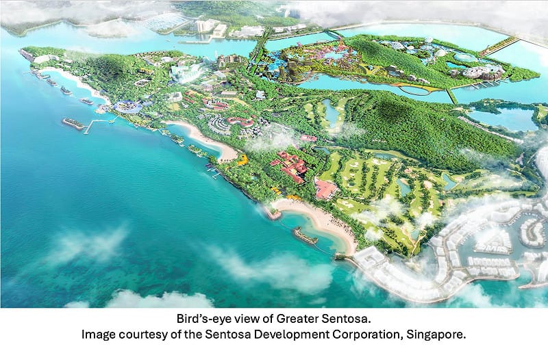 名勝世界聖淘沙（Resorts World Sentosa）擴建計畫的投資規模已提高至68億新元。&nbsp;&nbsp;&nbsp;圖：翻攝自童振源臉書