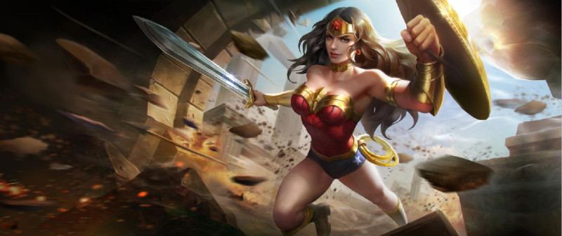 DC 娛樂超級英雄「神力女超人」加入《傳說對決》，為愛與正義而戰！   圖：Garena/提供