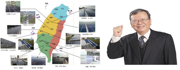 中華電信南區分司總經理王惠民表示:中華電信配合政府綠能政策,104年時即成立智慧能源辦公室,全力發展太陽光電、風力發電、沼氣發電等綠電市場。到106年9月止,已建置373案場,發電量103MW。中華電信以多年累積之案場實績以及專業能力,終贏得這次標案。 圖:中華電信/提供